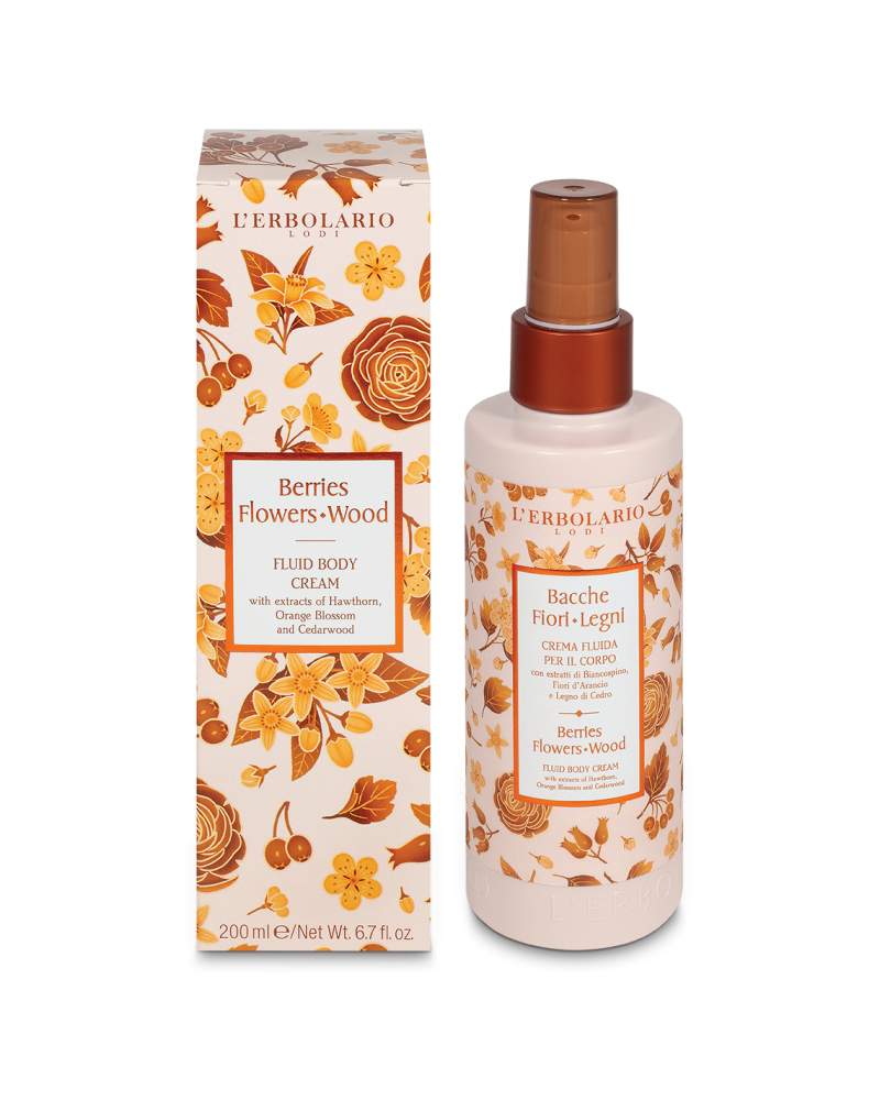 Crema corporal Bayas Flores y Madera