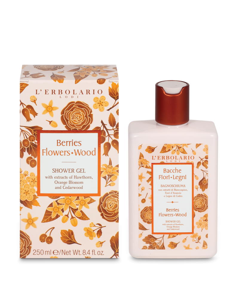 Gel de baño Bayas, Flores y Madera