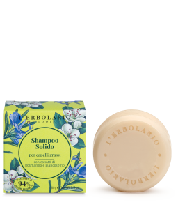 Shampoo solido para cabello graso