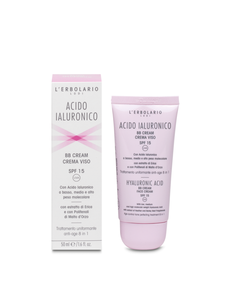Crema facial BB cream con Acido Hialuronico