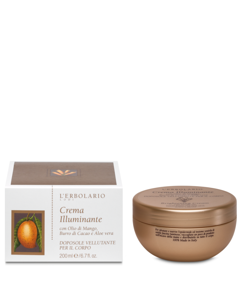 Crema iluminadora para despues del Sol
