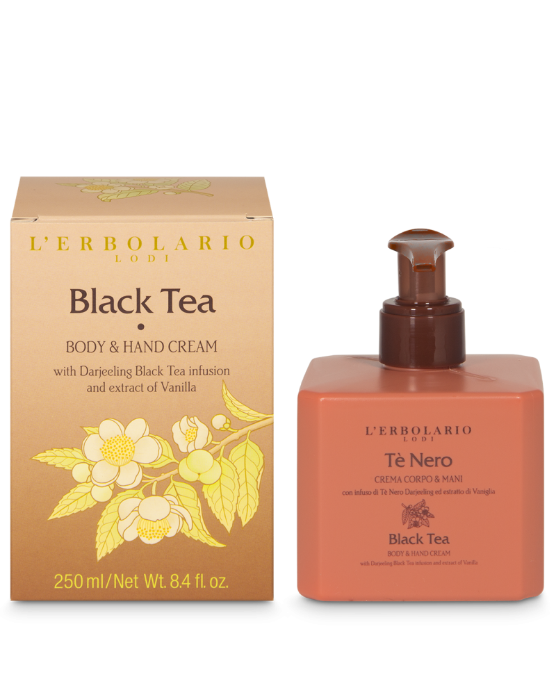 Crema corporal y manos Te Negro